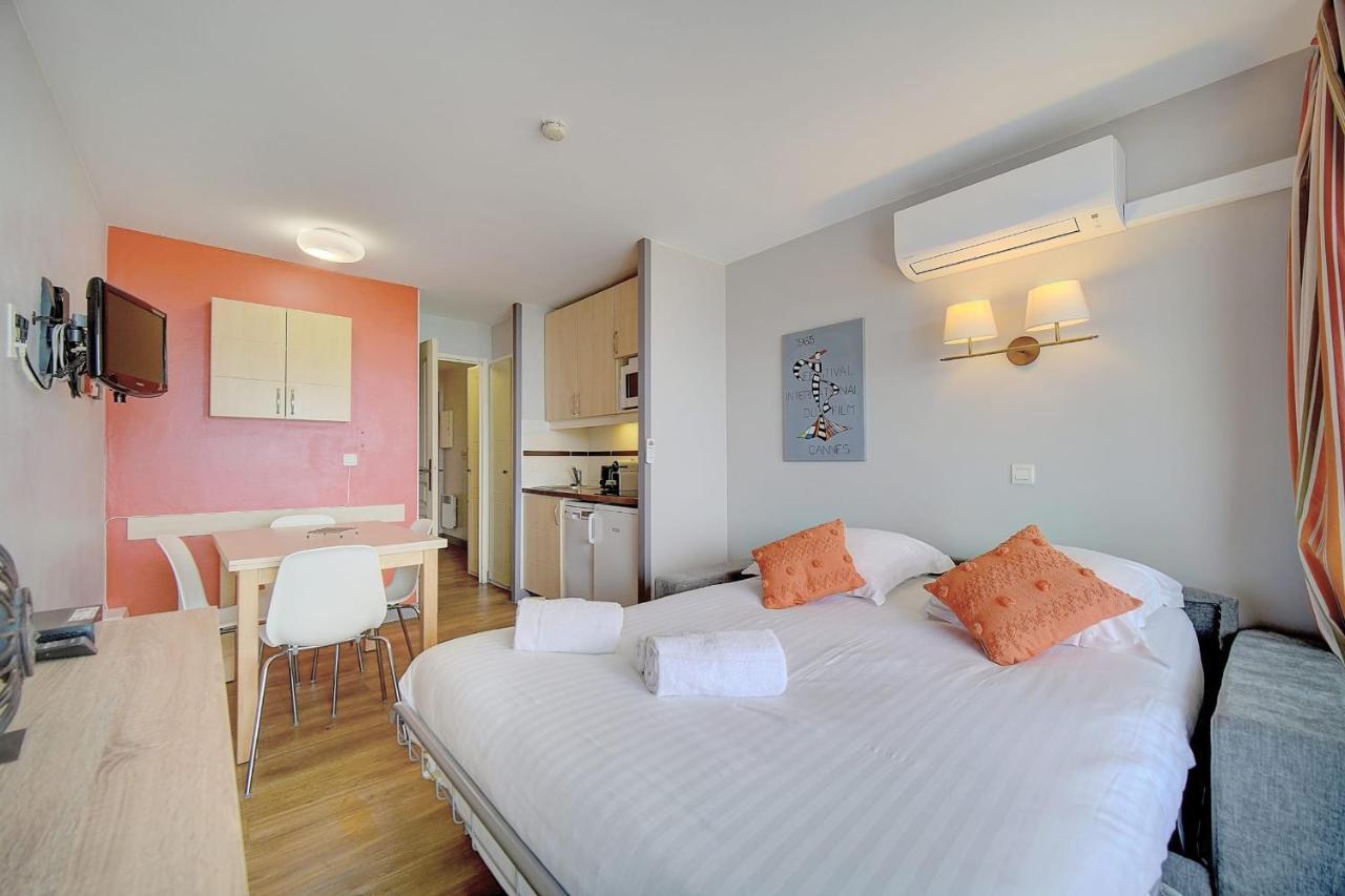 Immogroom - 2 Rooms Sea View - Swimming Pool - Terrace - Parking - Ac 칸느 외부 사진