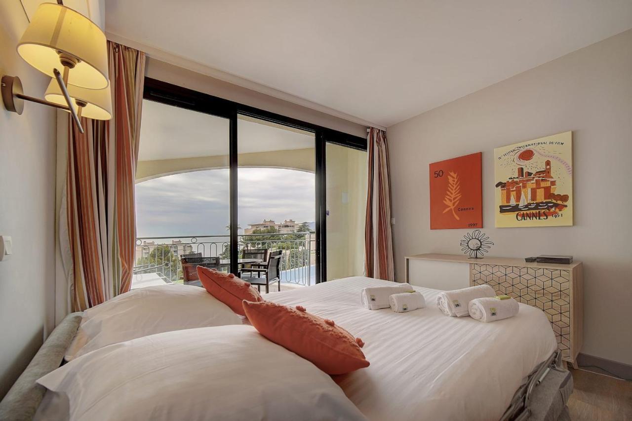 Immogroom - 2 Rooms Sea View - Swimming Pool - Terrace - Parking - Ac 칸느 외부 사진