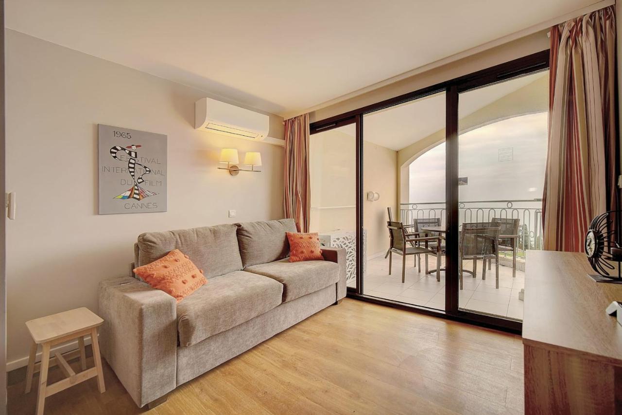 Immogroom - 2 Rooms Sea View - Swimming Pool - Terrace - Parking - Ac 칸느 외부 사진