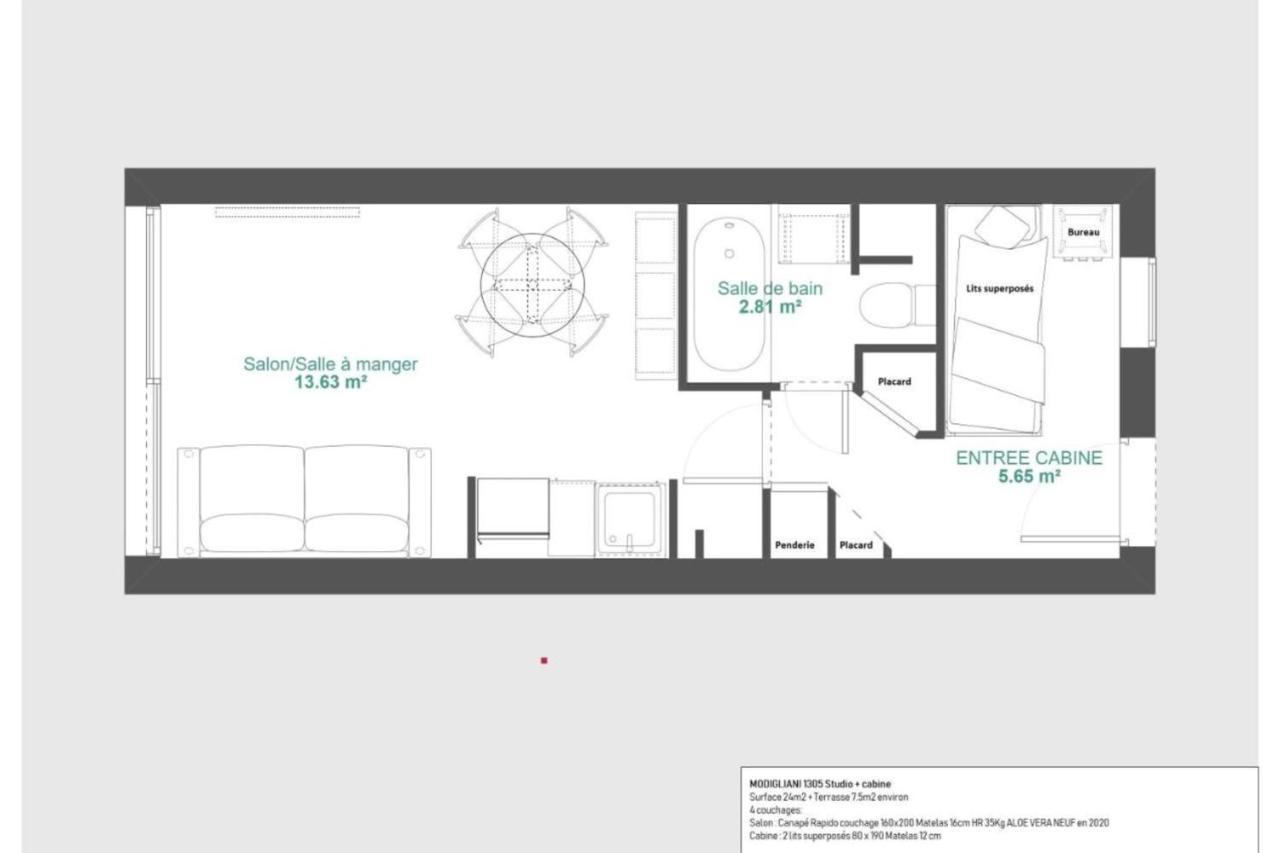Immogroom - 2 Rooms Sea View - Swimming Pool - Terrace - Parking - Ac 칸느 외부 사진